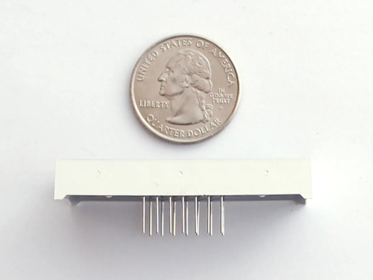Green 7-segment clock display - 0.56\" digit height"