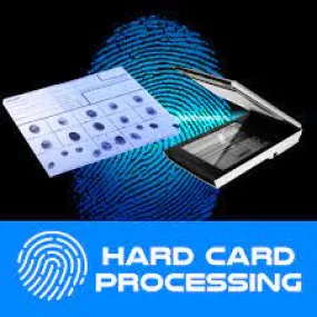 Hard Card Processing [Ink Fingerprint Card Scanning]