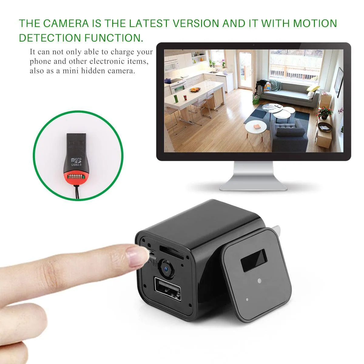 HD Hidden Camera USB Charger | TechTonic®
