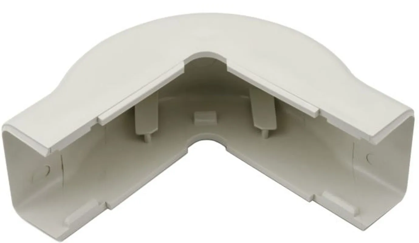 Hellermann Tyton 1 1/4" Office White External Right Angle