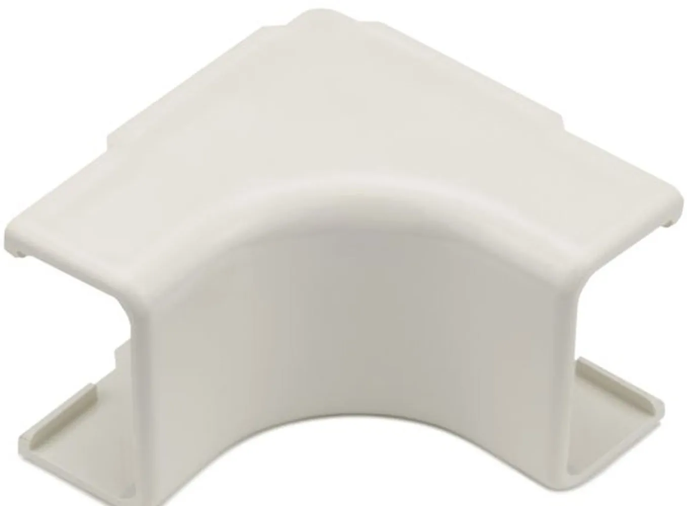Hellermann Tyton 1 1/4" Office White Internal Right Angle