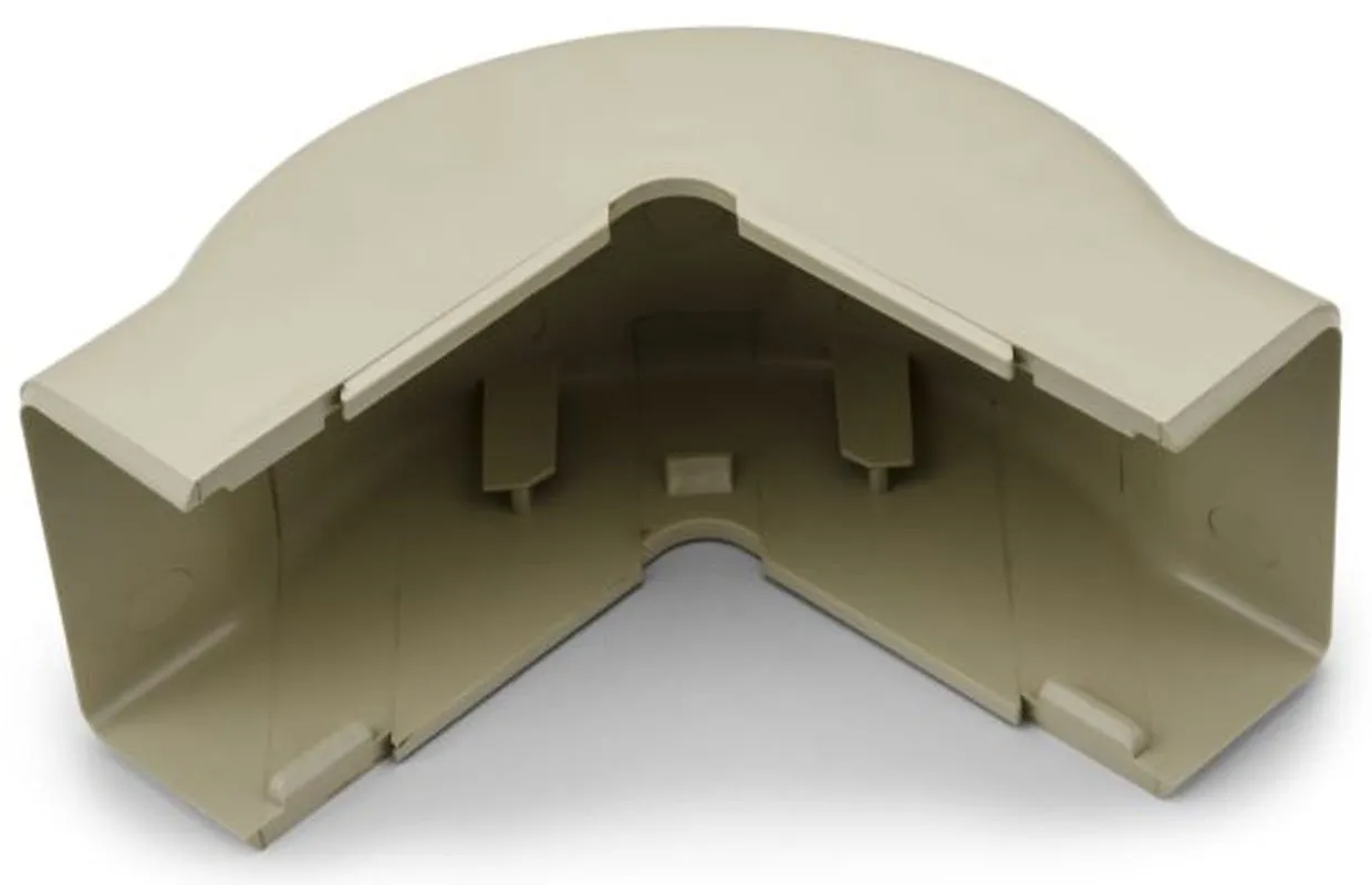 Hellermann Tyton 1 3/4" Ivory External Right Angle