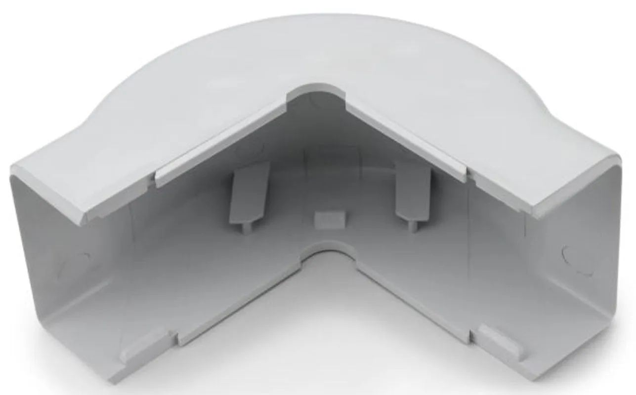 Hellermann Tyton 1 3/4" White External Right Angle