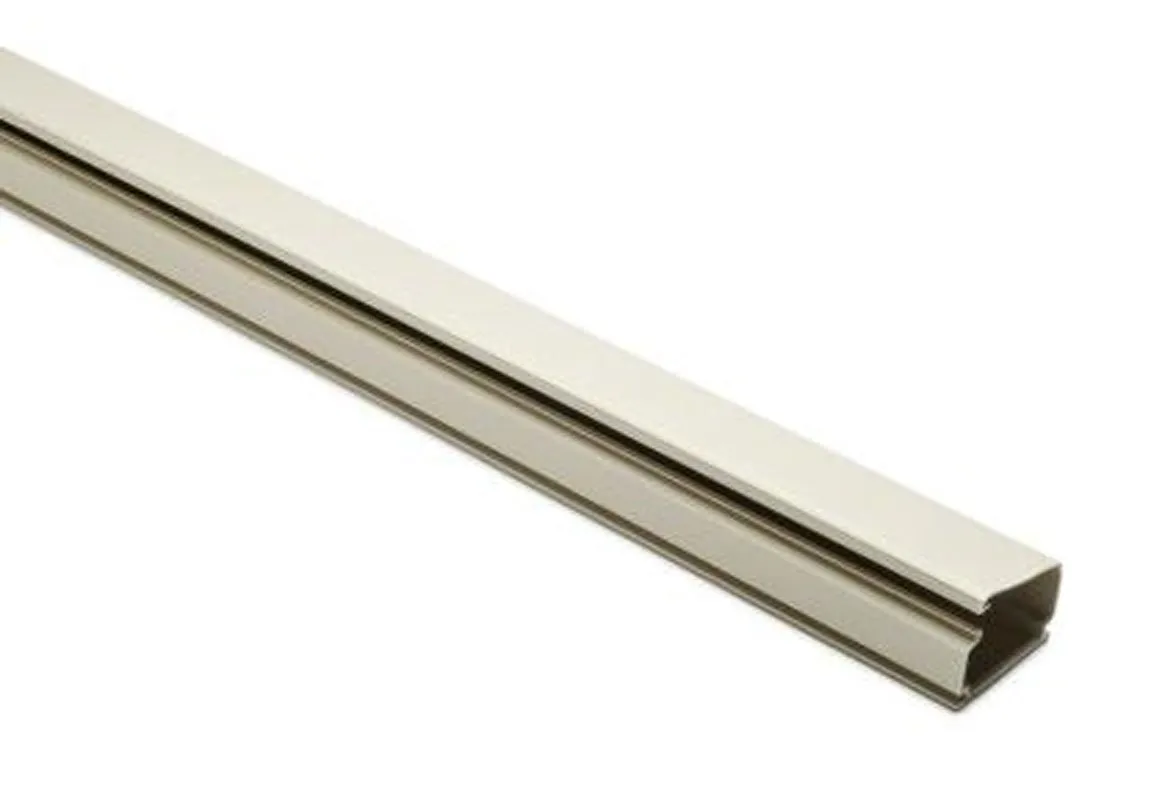 Hellermann Tyton 1 3/4" x 1" Ivory Raceway, 8 ft