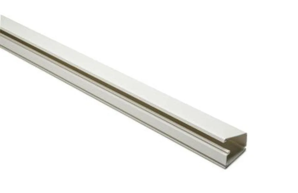 Hellermann Tyton 1 3/4" x 1" Office White Raceway, 6 ft