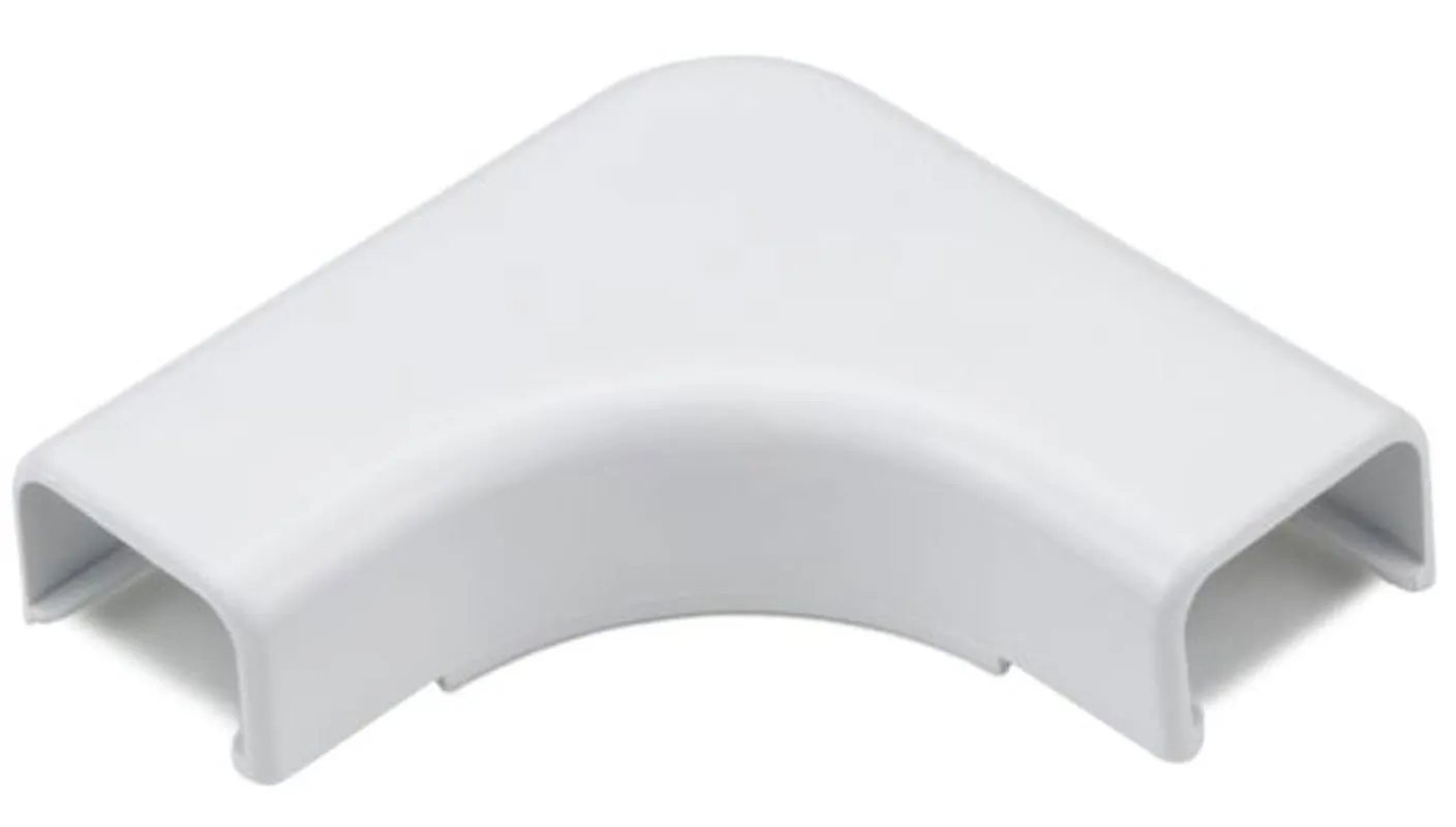 Hellermann Tyton 3/4" White Elbow Cover