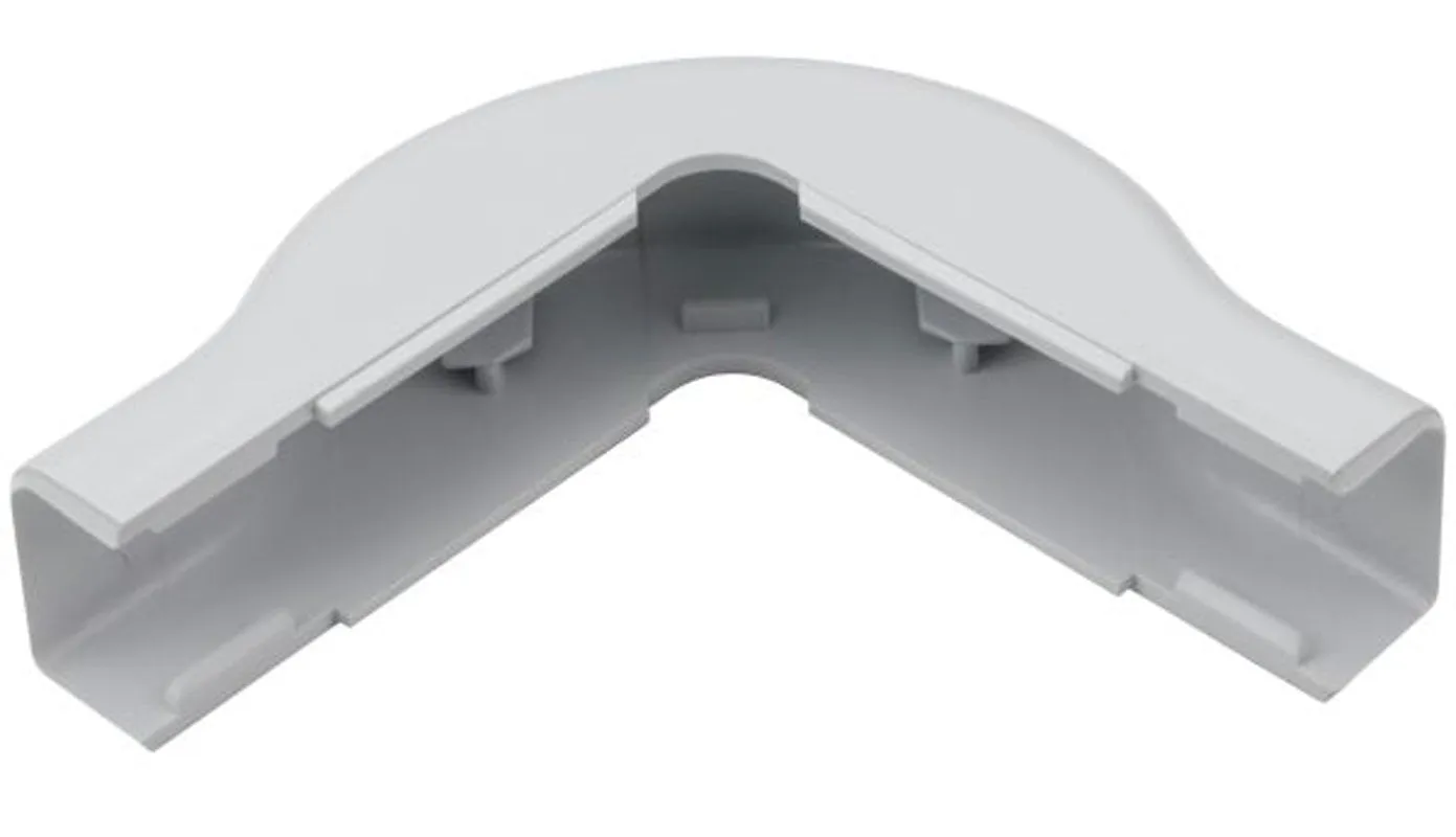 Hellermann Tyton 3/4" White External Right Angle