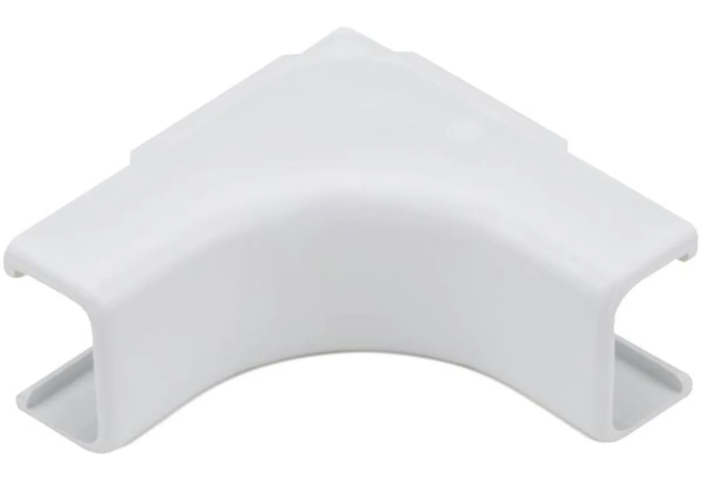 Hellermann Tyton 3/4" White Internal Right Angle