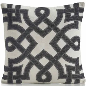 Imperial Chenille Cushion Cover - Black