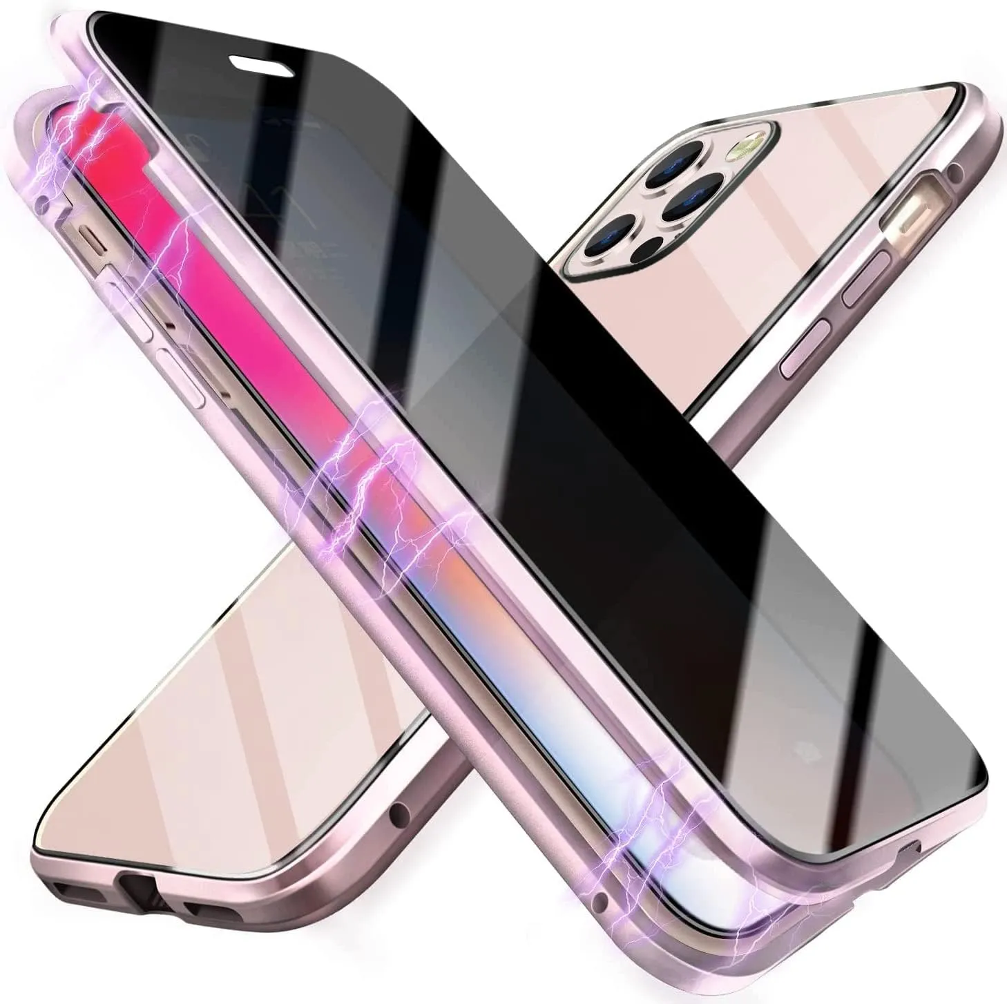iPhone 15 Plus Anti-Peep Double Sided Case
