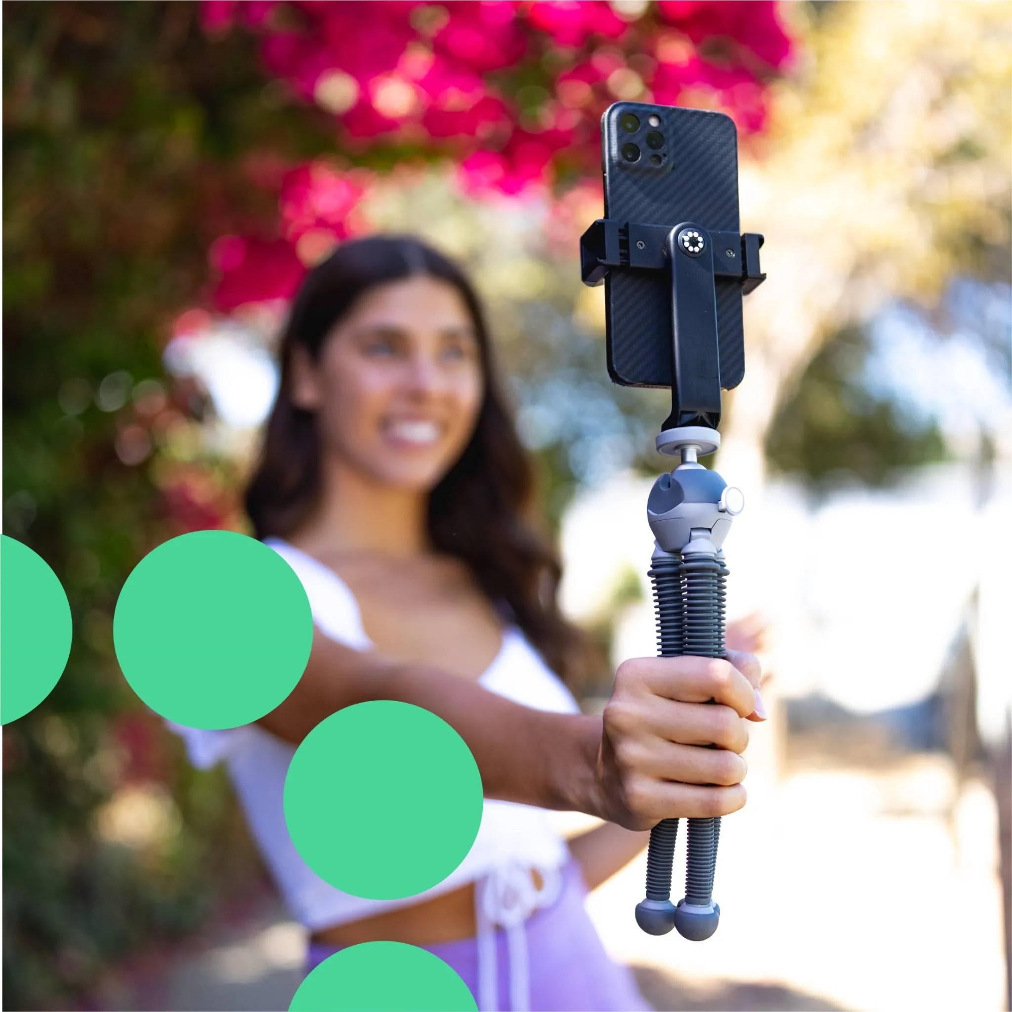 Joby PodZilla Medium Tripod Kit with Phone GripTight 360 (Grey)