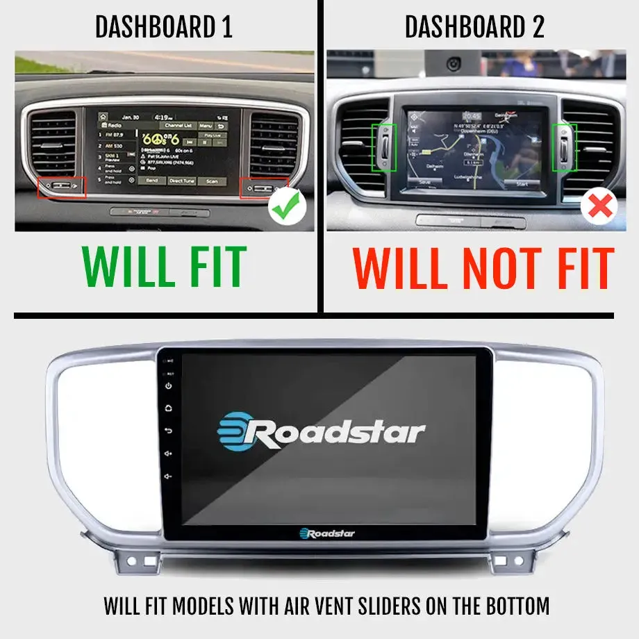 Kia Sportage (18-21) - 9 Inch Roadstar Android Entertainment & GPS System