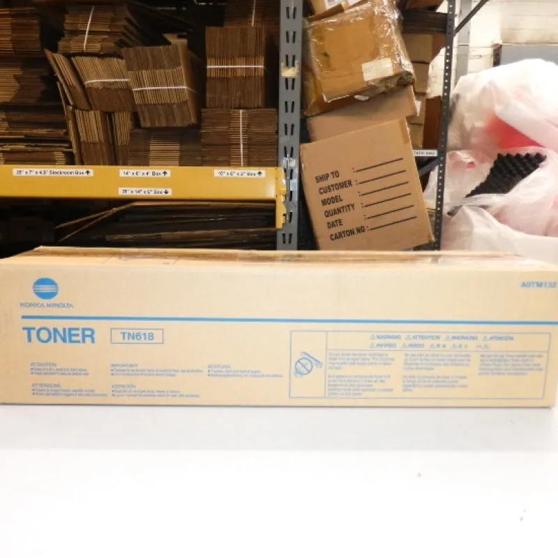 Konica Minolta Black Toner Cartridge A0TM132 TN618