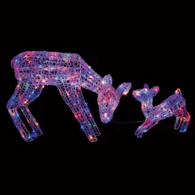 LED Christmas Decoration Multicolour Deer Electrical Indoor Outdoor Acrylic