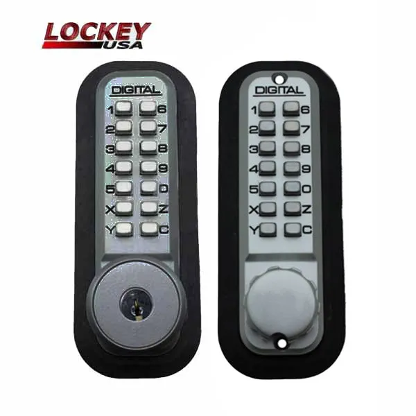 Lockey - 2210-DC-KO - Mechanical Keyless Double Deadbolt Lock w/ Key Override