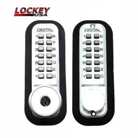 Lockey - 2210-DC-KO - Mechanical Keyless Double Deadbolt Lock w/ Key Override