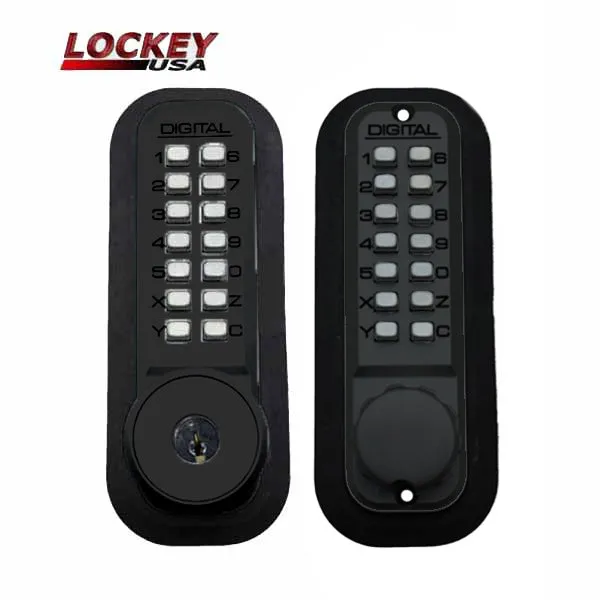 Lockey - 2210-DC-KO - Mechanical Keyless Double Deadbolt Lock w/ Key Override