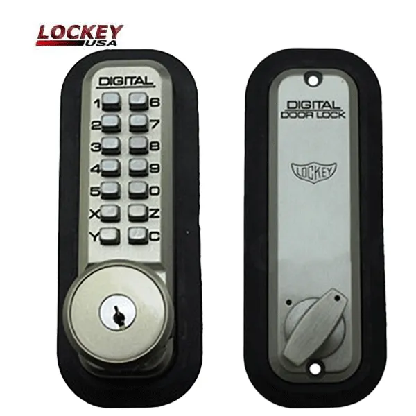 Lockey - 2210-KO - Mechanical Keypad Keyless Deadbolt Lock - Single Combination w/ Key Override