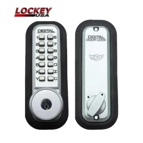 Lockey - 2210-KO - Mechanical Keypad Keyless Deadbolt Lock - Single Combination w/ Key Override