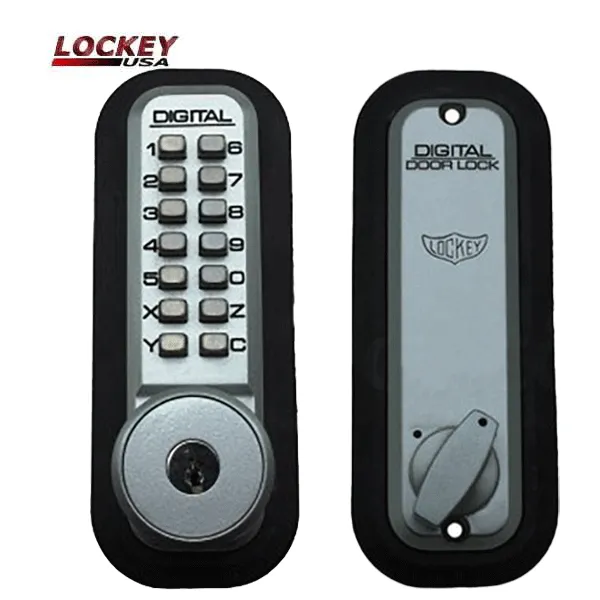 Lockey - 2210-KO - Mechanical Keypad Keyless Deadbolt Lock - Single Combination w/ Key Override