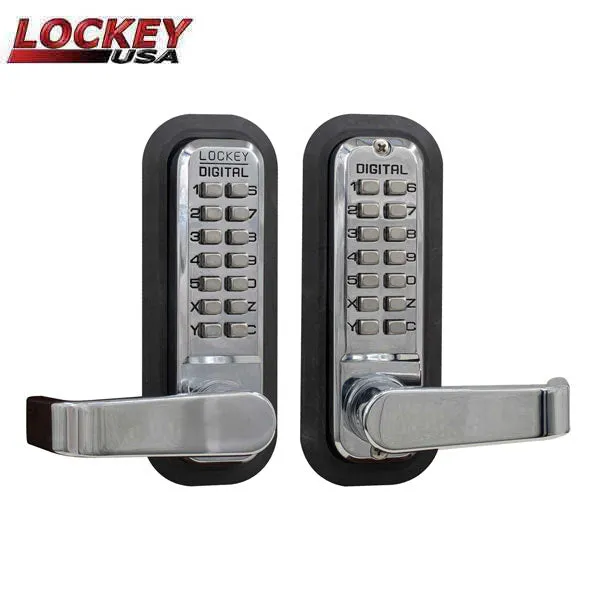 Lockey - 2835-DC - Mechanical Keypad - Keyless Lock - Lever Set - Passage - Double Combination
