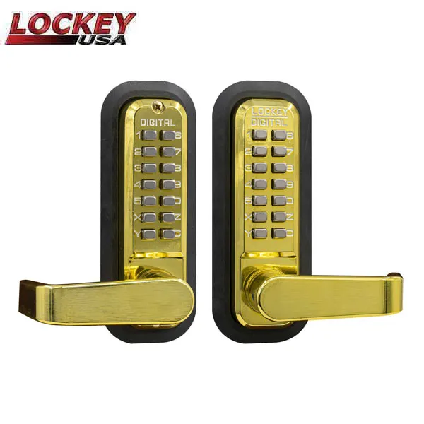 Lockey - 2835-DC - Mechanical Keypad - Keyless Lock - Lever Set - Passage - Double Combination