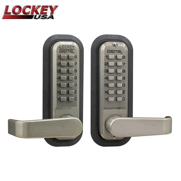 Lockey - 2835-DC - Mechanical Keypad - Keyless Lock - Lever Set - Passage - Double Combination