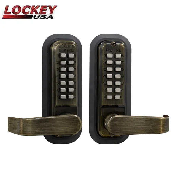 Lockey - 2835-DC - Mechanical Keypad - Keyless Lock - Lever Set - Passage - Double Combination