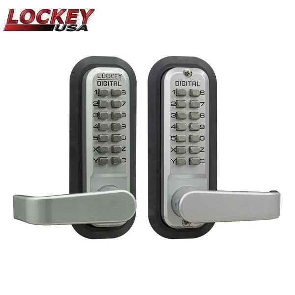 Lockey - 2835-DC - Mechanical Keypad - Keyless Lock - Lever Set - Passage - Double Combination