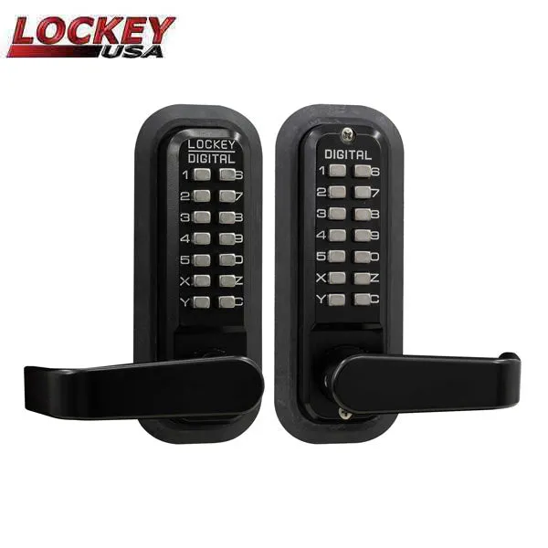 Lockey - 2835-DC - Mechanical Keypad - Keyless Lock - Lever Set - Passage - Double Combination
