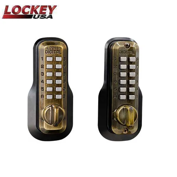 Lockey - M210 - DC - EZ - Mechanical Keyless Double Combination Deadbolt Lock
