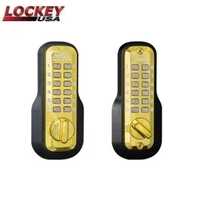 Lockey - M210 - DC - EZ - Mechanical Keyless Double Combination Deadbolt Lock