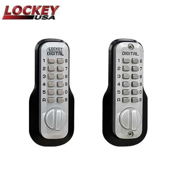 Lockey - M210 - DC - EZ - Mechanical Keyless Double Combination Deadbolt Lock