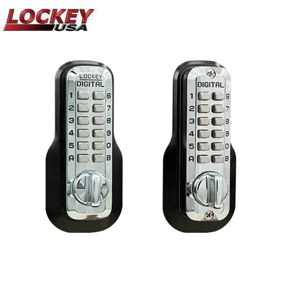Lockey - M210 - DC - EZ - Mechanical Keyless Double Combination Deadbolt Lock