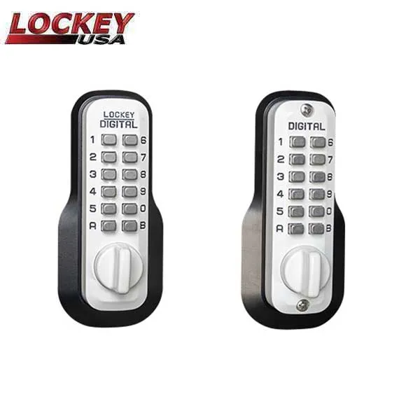 Lockey - M210 - DC - EZ - Mechanical Keyless Double Combination Deadbolt Lock
