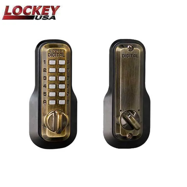 Lockey - M210 - Mechanical Pushbutton Deadbolt Keyless Lock