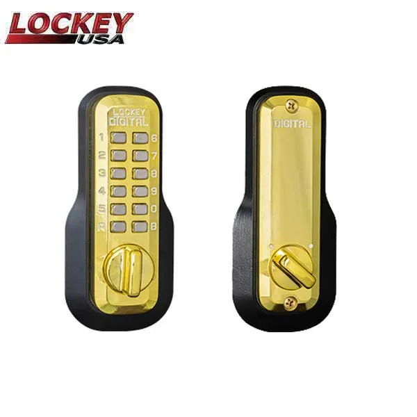 Lockey - M210 - Mechanical Pushbutton Deadbolt Keyless Lock