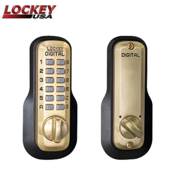 Lockey - M210 - Mechanical Pushbutton Deadbolt Keyless Lock
