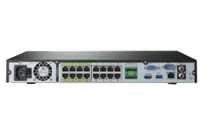Lorex Nocturnal 3 4K 16-Channel 4TB Wired NVR System with Smart IP Dome Cameras, 30FPS Recording, Listen-in Audio and Motorized Varifocal Zoom Lenses