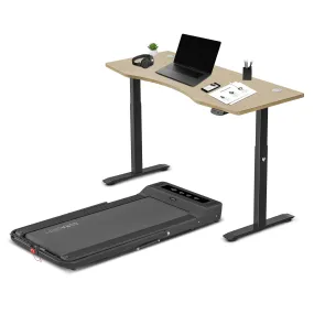 LSG Nimbus Walking Pad Treadmill   Oak ErgoDesk Automatic Standing Desk 1500mm