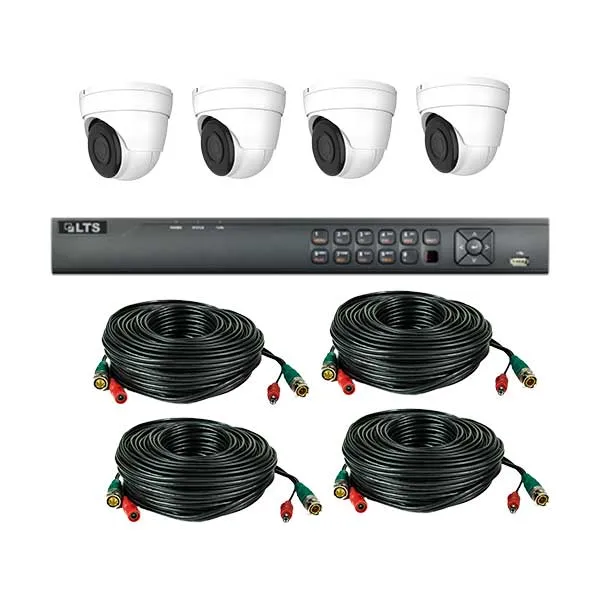 LTS LTD08M4T-1T 1TB 8-Channel 1080p DVR Camera Kit with 4 x 2MP Turret Cameras