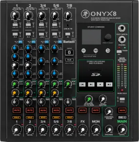 Mackie ONYX8 8-Channel Premium Analog Mixer With Multitrack USB