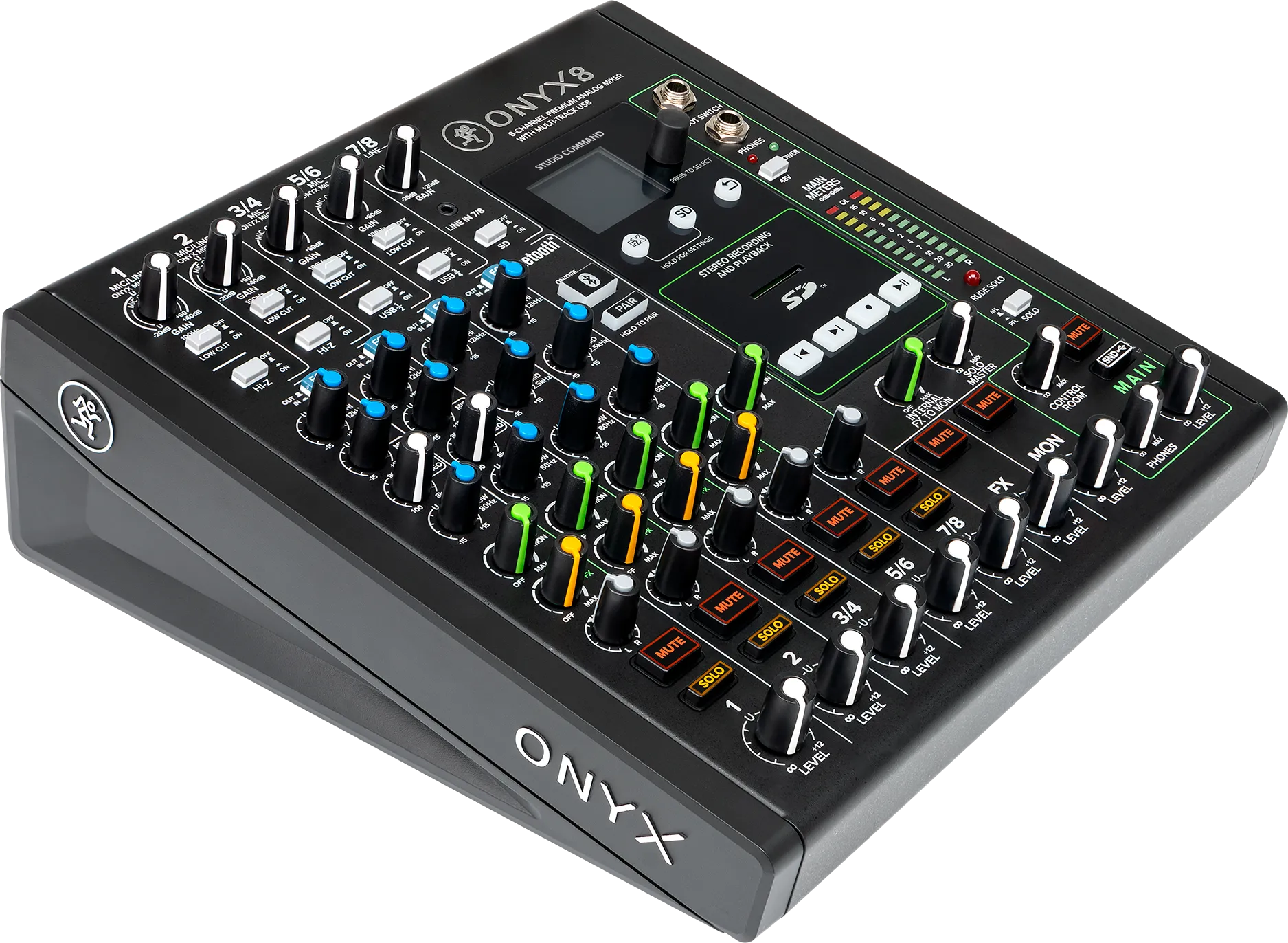 Mackie ONYX8 8-Channel Premium Analog Mixer With Multitrack USB