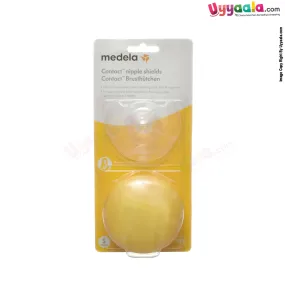 Medela soft silicone contact nipple shields with storage case - (2pcs Pack)