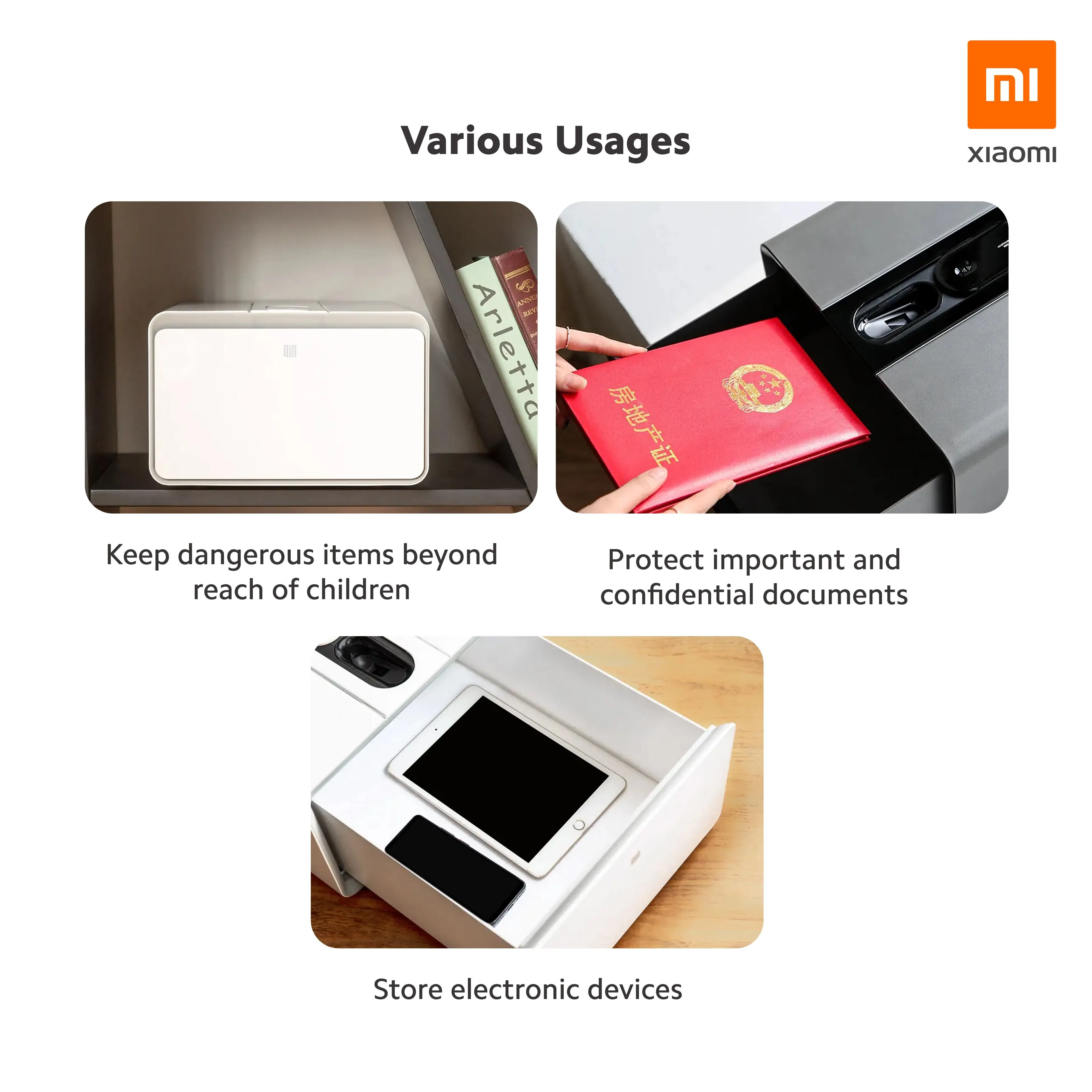 Mi Qin Smart Biometric Safety Box