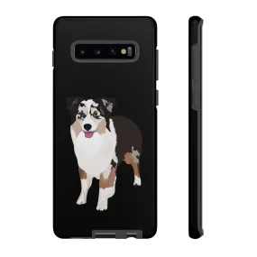 Miniature American Shepherd Tough Cell Phone Cases, Samsung, iPhone, Two Layered Case, Impact Resistant, FREE Shipping, Made in USA!!