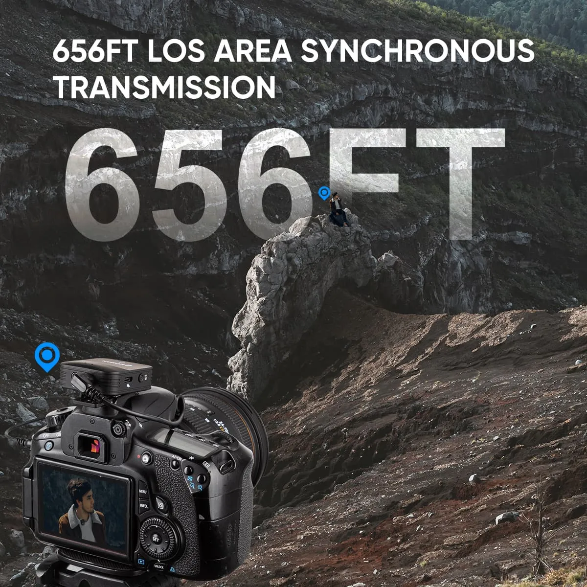 Moman C1 and C1X Wireless Lavalier Microphone for DSLR