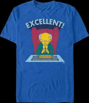 Mr. Burns Excellent Simpsons T-Shirt