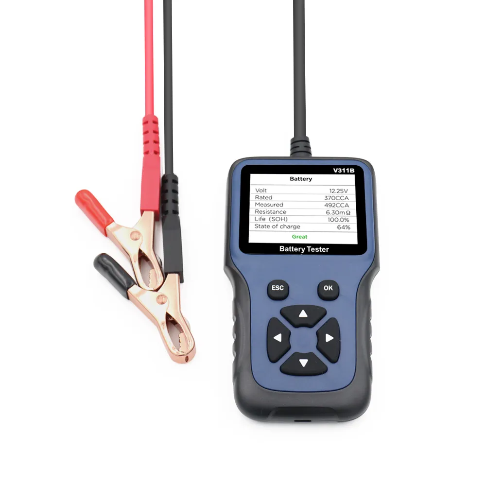 multi-function battery diagnostic instrument vehicle information