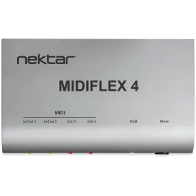 Nektar MIDIFLEX4 Compact 4-Port USB MIDI Interface